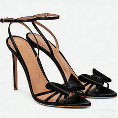 Bow Detail Thin Heel Sandals