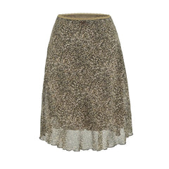 Floral Print A-Line Midi Skirt
