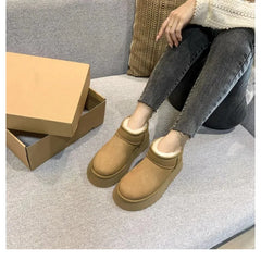 Anti-skid Snow Boots Women's Short Boots Warm Winter Shoes