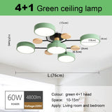 Living room Ceiling Chandelier LED Thickened Lampshade
