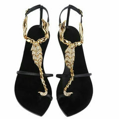 Scorpion Embellished Stiletto Heels