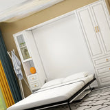 Home Cabinet Invisible Bed Study Desk Multi-Functional Wall Bed