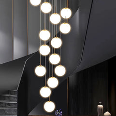 Cord Pendant Lights Stair Hanging Lamps for Living Room