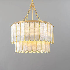 French Shell Chandelier Hanging Lighting