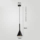 Modern Led Black/White Fixtures Hanging Lamp