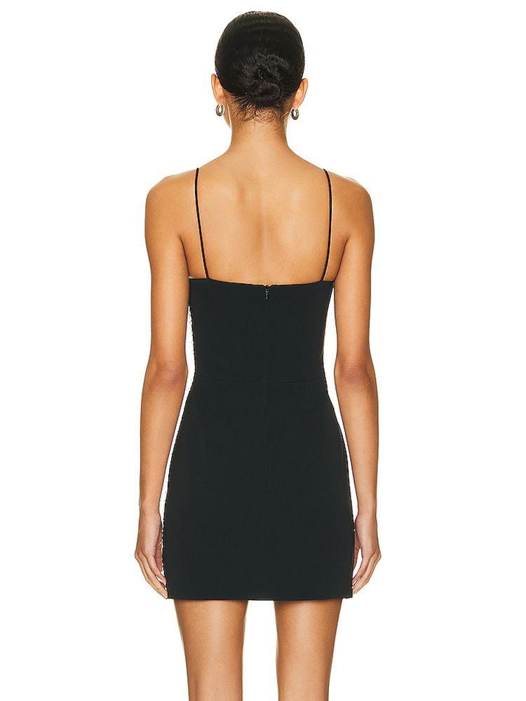  Women's Backless Sequins Sleeveless Splice Mini Dress
