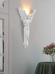 Retro Angel Background Wall Lamp