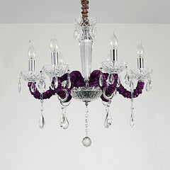 Crystal Flannelette Droplight Pendent Lamp