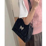 Women's Butterfly PU Leather Casual Tote Bag