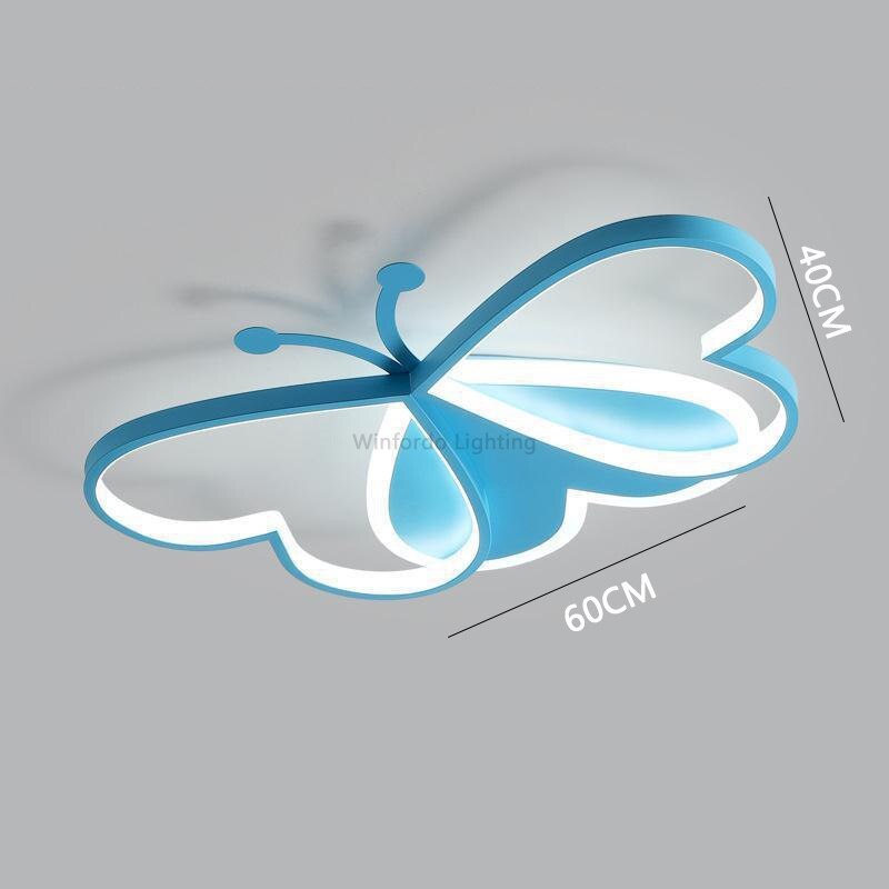 LED Ceiling Chandelier Dimmable Butterfly Lamp