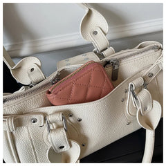 Structured Riveted Lock Bag