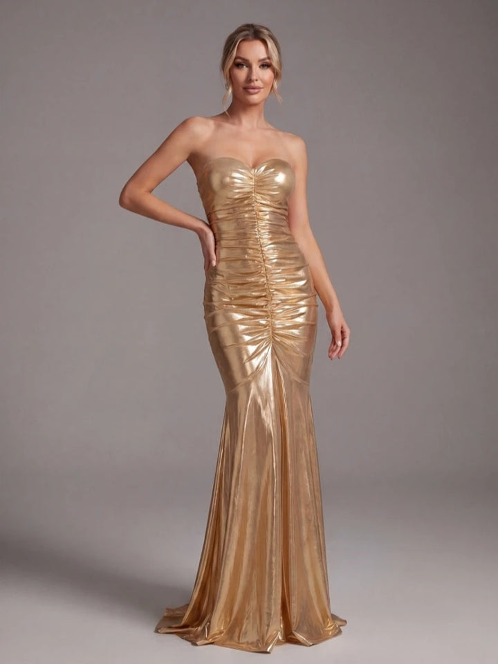 green emerald velvet dress Golden Glow Maxi Dress – Radiant Shine – House of Pinks USA