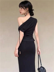 Off-Shoulder Ruched Bodice Top with Button Front