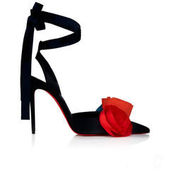 Rose Embellished Stiletto Heels