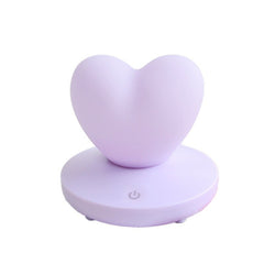 USB Rechargable Love Heart LED Touch Control Table Lamp