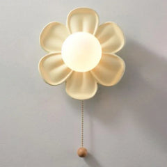 Flower Petal Children's Room Wall Lights