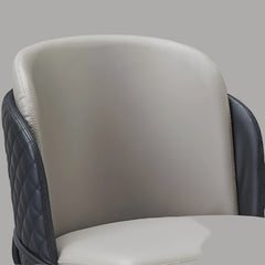 Modern Leather Backrest Dining Chair Soft Cushion Home Furniture