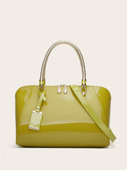 Large Capacity Structured Satchel Bag