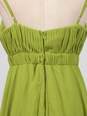 Square Neck Keyhole Maxi Dress