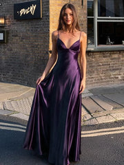 Spaghetti strap sweetheart maxi dress