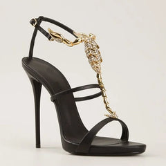 Scorpion Embellished Stiletto Heels