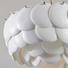 White Ceramics Chandelier Lighting Bedroom Led Light Fixtures
