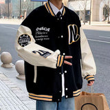 Quilted Embroidered baseball uniform jacket