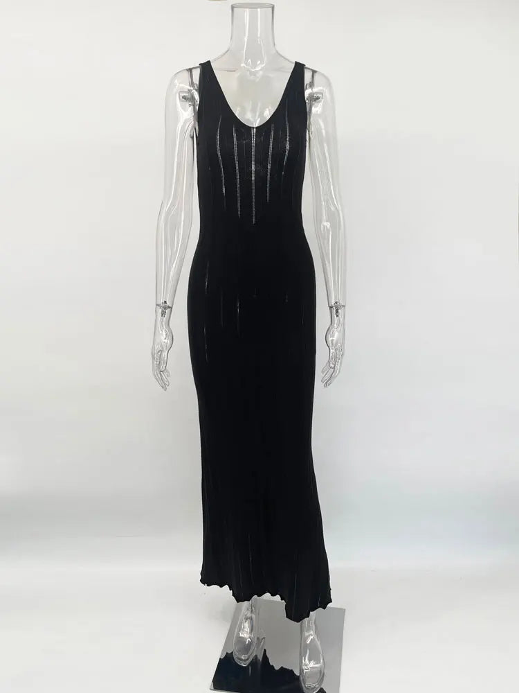 Black dress on a mannequin 