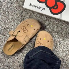 Hello Kitty Flat Mule Slippers
