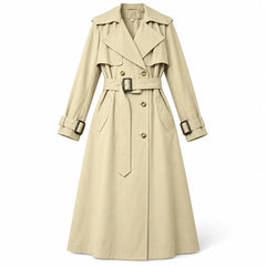 Belted Double Breasted Trench Coat