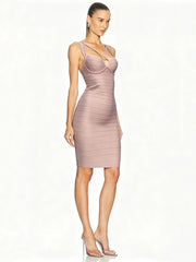 Halter Strap Midi Dress