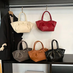 Faux Leather Tote Bag for Women