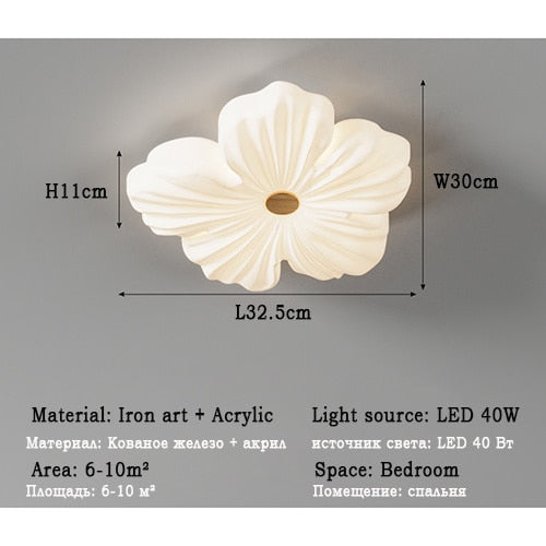 Flower Shape LED Ceiling Lamp Indoor Decoration