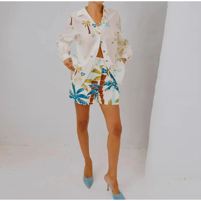 Person wearing a colorful outfit with a white background