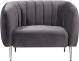 Upholstered Velvet Fabric Leisure Accent Armchair Single Sofa