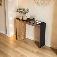 Wood Lounge Corner Entryways Console Table