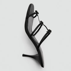 Bow Strap Stiletto Heels