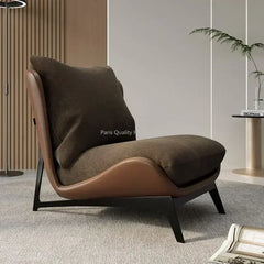 Single Chaise Upholstered Reading Recliner Accent Chair