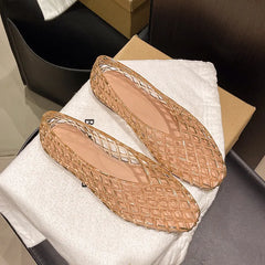 Jelly Sandals Flat Dress Wear