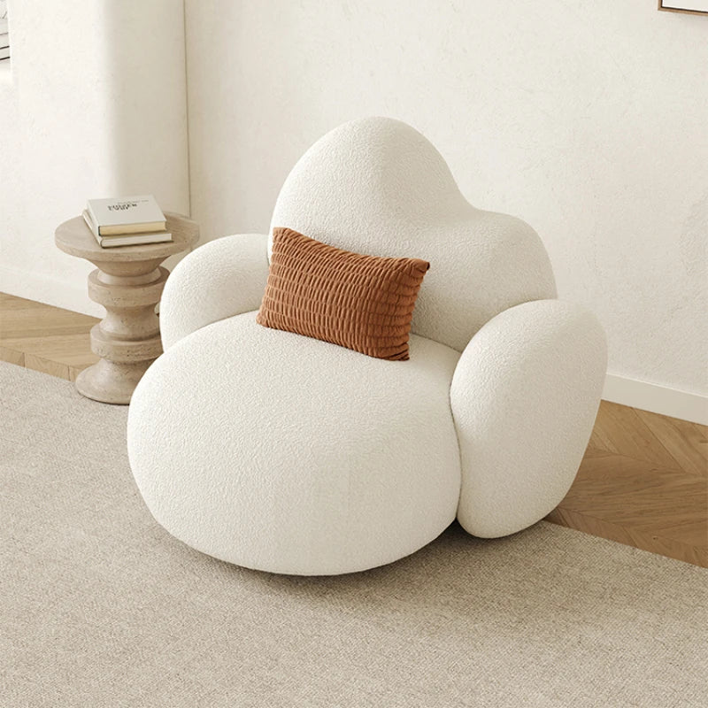 White Cloud Sofas Fabric Corner Couch Floor Furniture