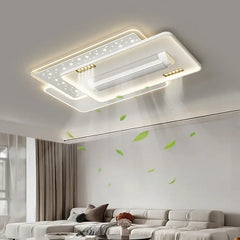 Ultrathin Bladeless Quiet Invisible Fan Light