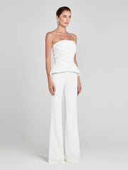 Elegant two piece outfit tailored for formal events
