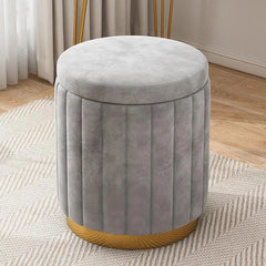 Simple Modern Bench Storage Light Makeup Stool - Golden Atelier