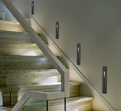 Wall Lamp Embedded Stairs Led Lighting with Box 3W - Golden Atelier