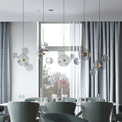Artistic bubble chandelier for bedrooms and hotel spaces