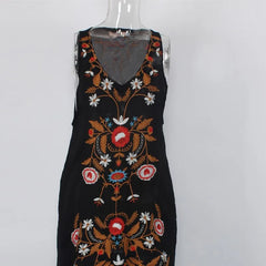 Boho floral mini dress ideal for parties, holidays, and city wear
