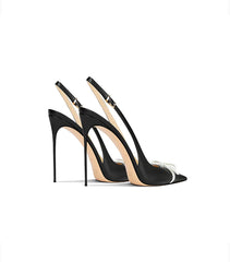 Women’s stitched leather sandals for summer dress wear