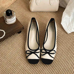Elegant women’s red low heel party shoes