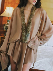 Chic collar mini dress for winter holiday celebrations