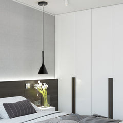  Black colour modern Nordic LED pendant lamps for bedroom lighting